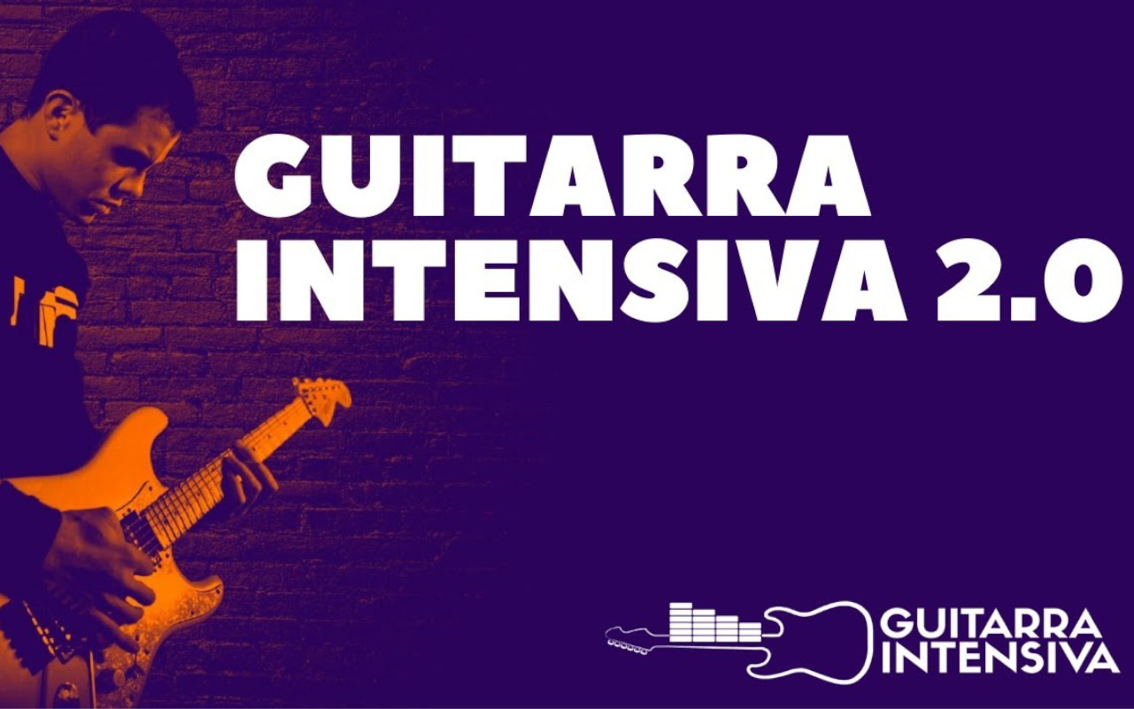 A imagem mostra a logo do curso Guitarra Intensiva